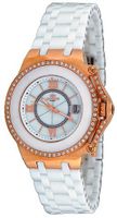 Oniss #ON669-LRG Fantasy Collection Rose Gold Trim MOP Dial White Ceramic