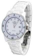 Oniss ON8101-L White Swiss Sapphire Ceramic Diamond