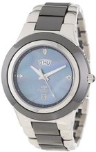 Oniss Paris ON435-M/BK Analog High-Tech Ceramic Case Mother-Of-Pearl Dial Swiss-Quartz