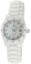 Oniss Paris ON601-L WHT Diamond Ceramica Swiss Quartz