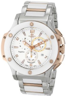 Oniss Paris ON612-M WHT Ceramic Swiss ISA Movement Sapphire Crystal