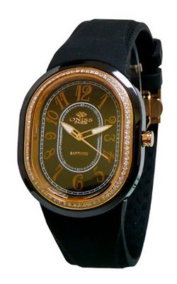 Oniss Paris ON626-LRG-BLK Meduse Collection Black Ceramic