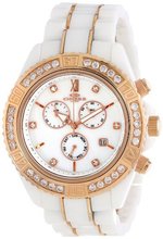 Oniss Paris ON627-MRG-WHT Ceramica Vault Collection White Rose-Tone