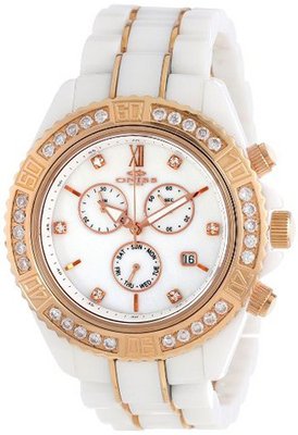 Oniss Paris ON627-MRG-WHT Ceramica Vault Collection White Rose-Tone