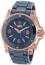 Oniss Paris ON670-MRG/BU Ceramic Guard High-Tech Ceramic Case Swiss-Quartz