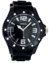 OOZOO C4340 black with stones on bezel extra big