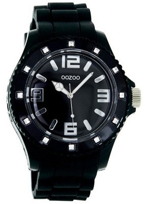 OOZOO C4360 black with stones on bezel big size