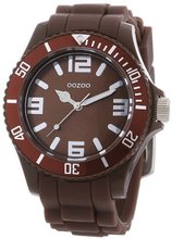 Oozoo Quartz C4663 Darkbrown C4663 Darkbrown with Plastic Strap