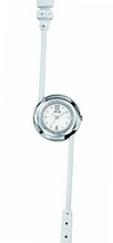 Opex X3581LA4 Douceur Ladies Quartz Analogue Grey Dial White Leather Strap