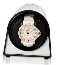 Sparta MINI Winder in White Leatherette by Orbita, Made in the USA