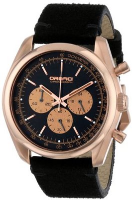 Orefici Unisex ORM16C4206 Vintage Analog Display Quartz Black