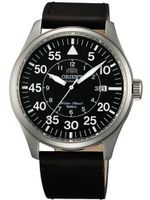 Orient 21-Jewel Automatic Aviator Flight with Black Leather Strap ER2A003B
