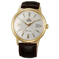 Orient Bambino Automatic Dress with White Dial, Gold Tone Case ER24003W