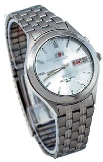 Orient #BEM5V002W Facet Glass Stainless Steel Automatic