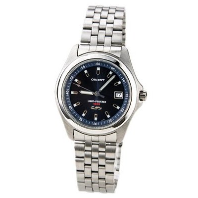Orient PVD09004D Solar Cell Energy Stainless Steel Blue Dial