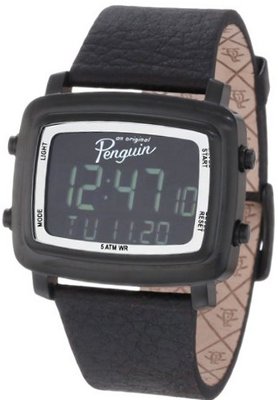 Original Penguin OP 1017 BK Tony Black Digital Display