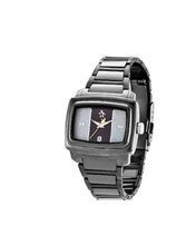 Original Penguin OP 3018 BK Frankie Black Plated Stainless Steel and Ceramic