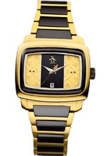 Original Penguin OP 3018 GD Frankie Goldtone Stainless Steel and Ceramic