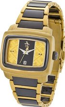 Original Penguin OP 3018 SL Frankie Silvertone Stainless Steel and Ceramic