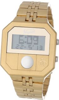 Original Penguin OP3034GD Cary All Gold Plated Stainless Steel Digital