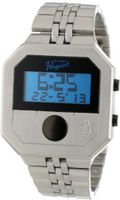 Original Penguin OP3034SL Cary All Silver Tone Stainless Steel Digital