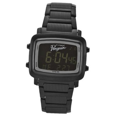 Original Penguin OP3036BK Errol Black Stainless Steel Digital