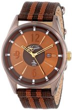 Original Penguin OP4024BR Spencer Quartz Analog Brown Bezel