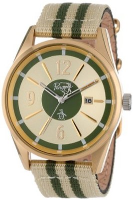 Original Penguin OP4024GD Spencer Quartz Analog Gold Tone Bezel