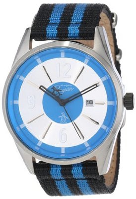 Original Penguin OP4024SL Spencer Quartz Analog Silver Tone Case