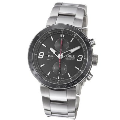 Oris 01 674 7659 4174 07 8 25 10 TT1 Chrono Black Dial