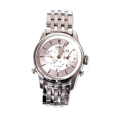 Oris 690 7581 4051MB Artelier Worldtimer Silver Dial
