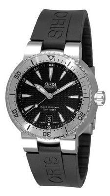 Oris 73375334154RS TT1 Diver Black Rubber Strap