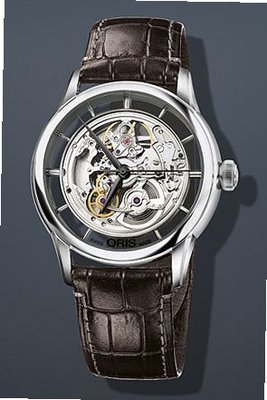 Oris 73476844051LS Artelier Skeleton - Silver Dial Steel Case Automatic Movement - 734 7684 4051 LS