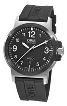 Oris 73576414364RS BC3 Advanced Day Date Black Rubber Strap