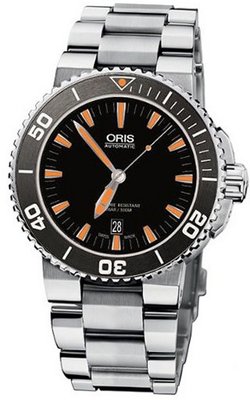 Oris Aquis Automatic Black Dial Stainless Steel 733-7653-4159MB