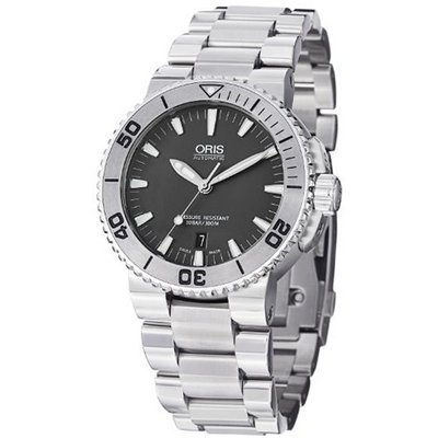 Oris Aquis Date Dark Grey Dial Stainless Steel 733-7653-4153MB