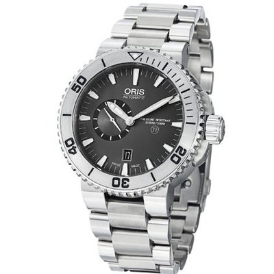 Oris Aquis Grey Dial Titanium Automatic 743-7664-7253MB