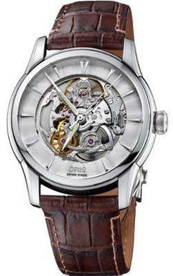 Oris Artelier Skeleton 734 7670 40 51 Ls