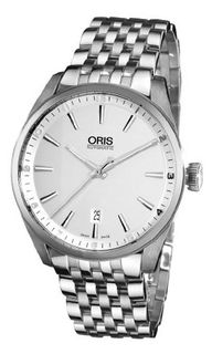 Oris Artix Date Steel 42mm - Silver Dial, Stainless Steel Bracelet 73376424051MB