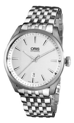 Oris Artix Date Steel 42mm - Silver Dial, Stainless Steel Bracelet 73376424051MB