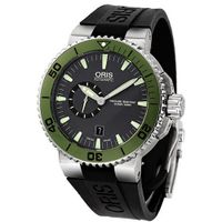 Oris Automatic Black Dial Stainless Steel Black Rubber 743-7673-4157
