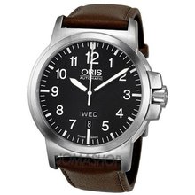 Oris BC 3 Black Dial Brown Leather 735-7641-4164LS