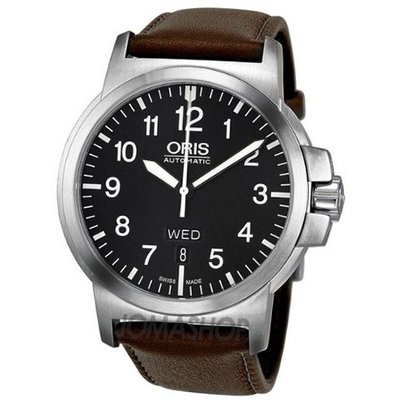 Oris BC 3 Black Dial Brown Leather 735-7641-4164LS
