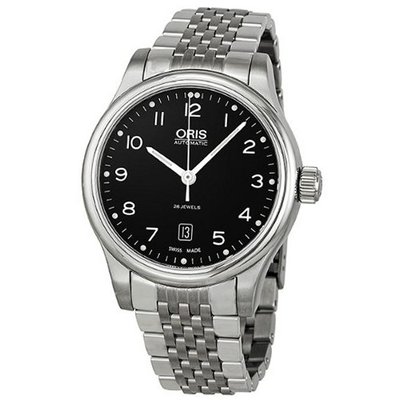 Oris Classic Date Automatic Black Dial Steel 01 733 7594 4094 07 8 20 61