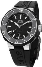 Oris ProDiver Date Black Rubber Strap Automatic 73376827154RS