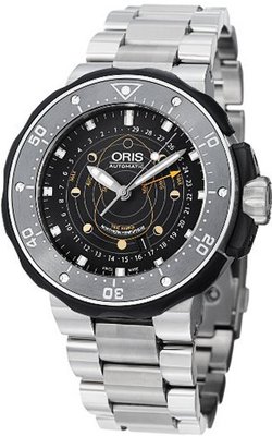 Oris ProDiver Pointer Moon Black Dial Stainless Steel 01 761 7682 7154-Set