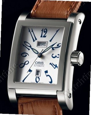 Oris Rectangular Miles Rectangular Day Date
