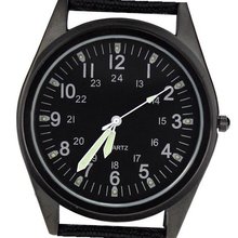Orkina Black Dial Nylon Fabric Strap Wrist P104IP-BB