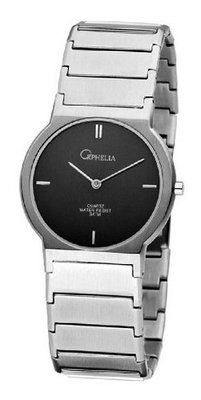 Orphelia 122-7601-98 Analog Quartz with Black Dial and Steel Bracelet