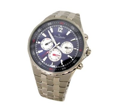 Louis Ardens Bern Blue - Silver Multifunction Stainless Steel Gents